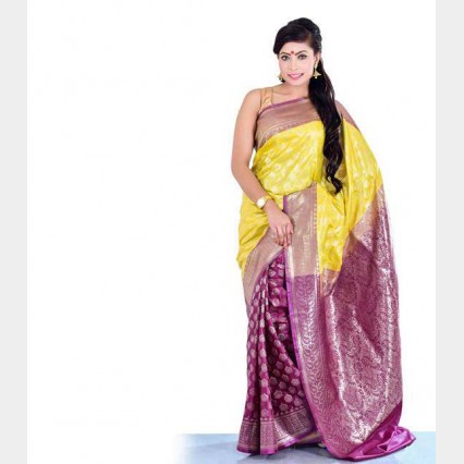 Silk Katan Sharee from Tangail with blouse piece